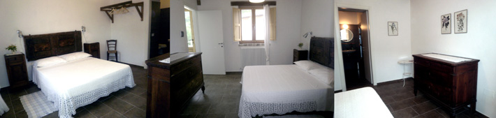 Trittico camera antica