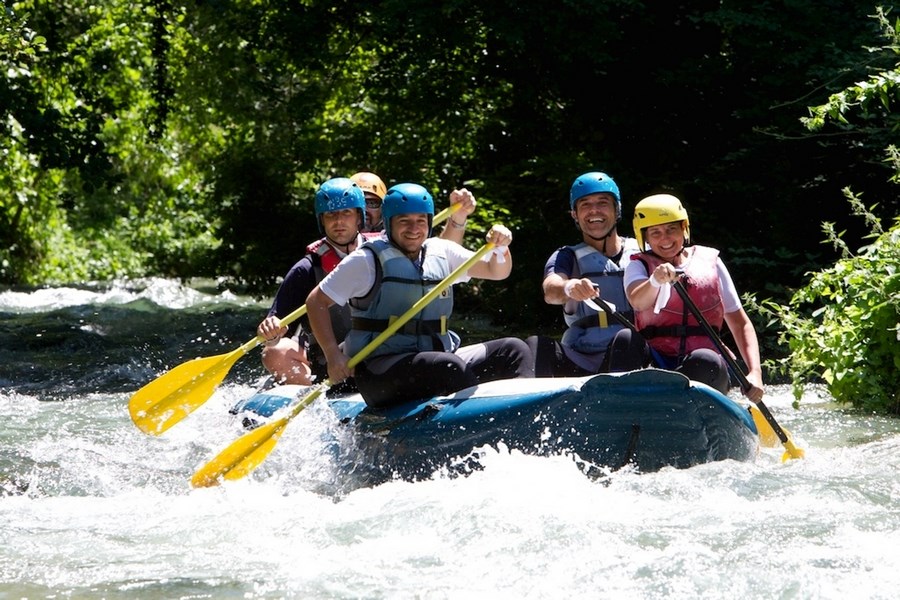 rafting in umbria fiume corno